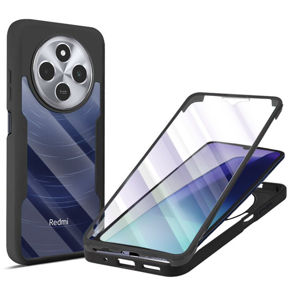 Θήκη για Xiaomi Poco C75 / Redmi 14C, Techsuit, ColorVerse 360, Μαύρο