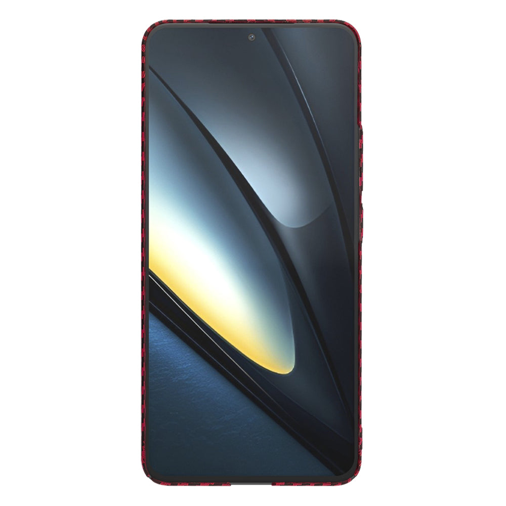 Θήκη για Xiaomi Poco F6 Pro, Techsuit, Carbonite FiberShell, Κόκκινο
