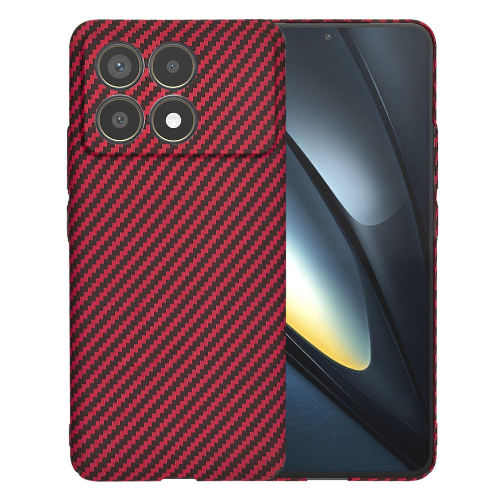 Θήκη για Xiaomi Poco F6 Pro, Techsuit, Carbonite FiberShell, Κόκκινο