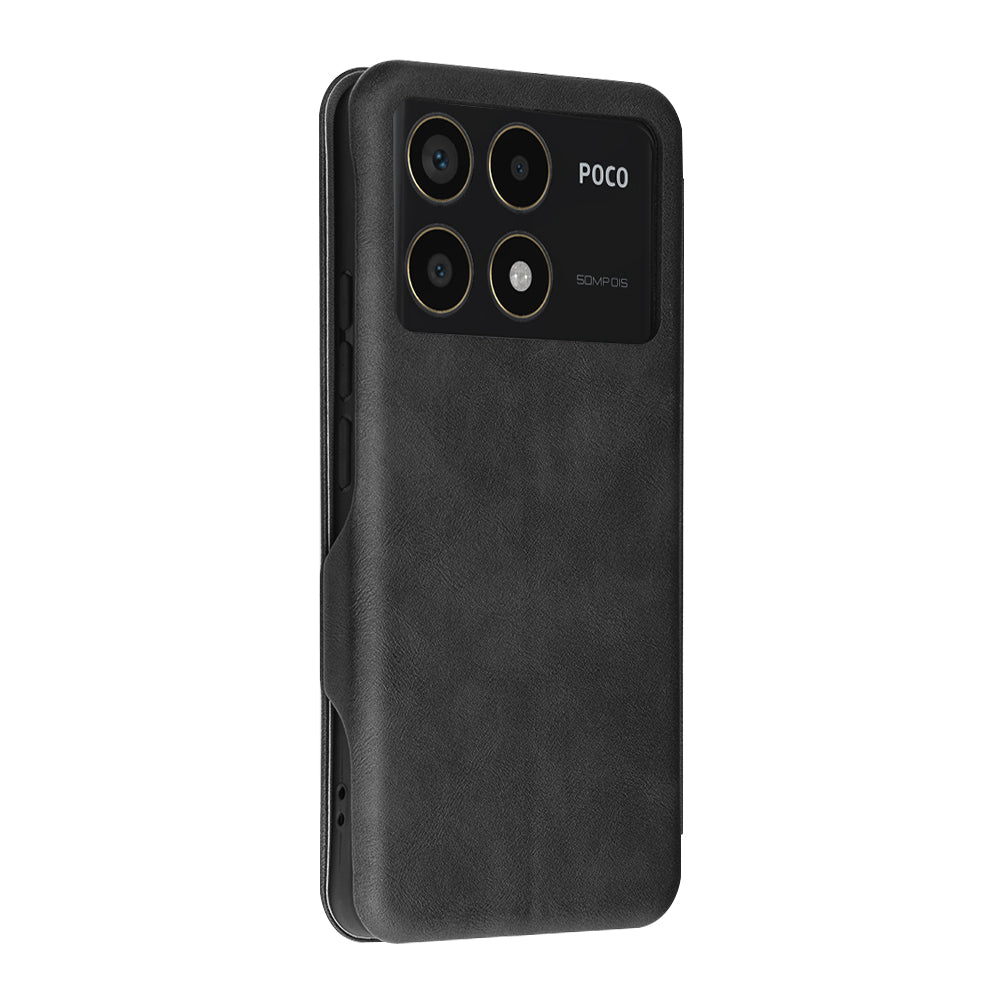 Θήκη για Xiaomi Poco F6 Pro, Techsuit, Safe Wallet Plus, Μαύρο