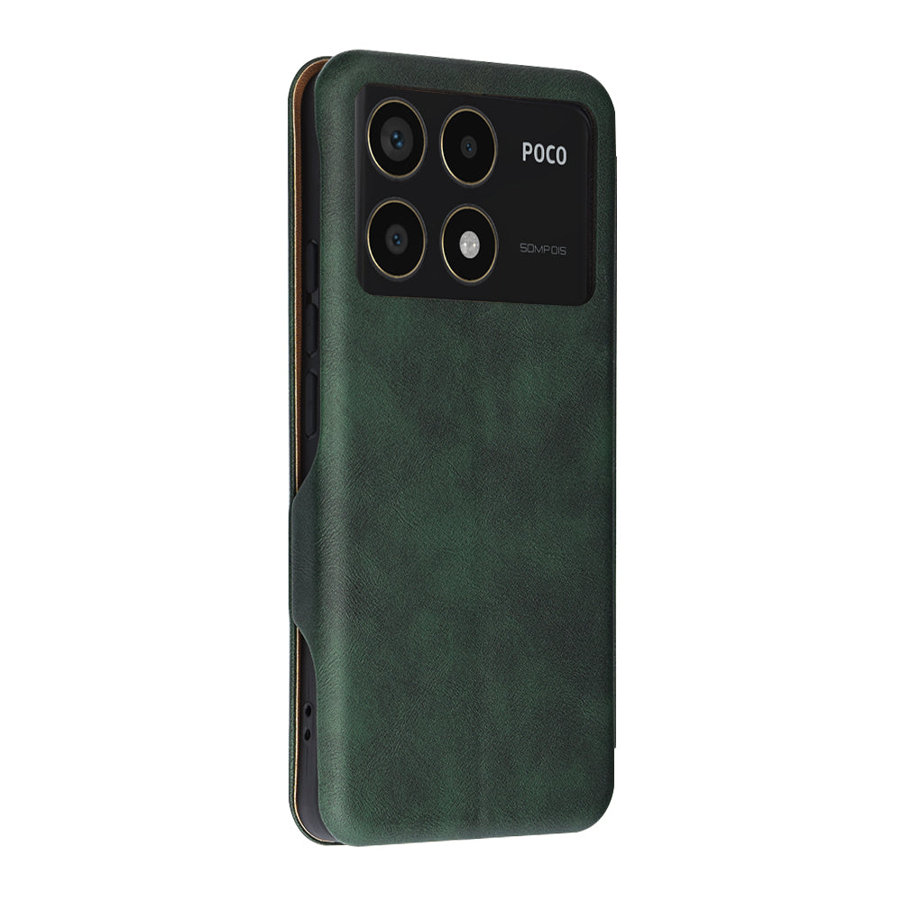 Θήκη για Xiaomi Poco F6 Pro, Techsuit, Safe Wallet Plus, Πράσινο