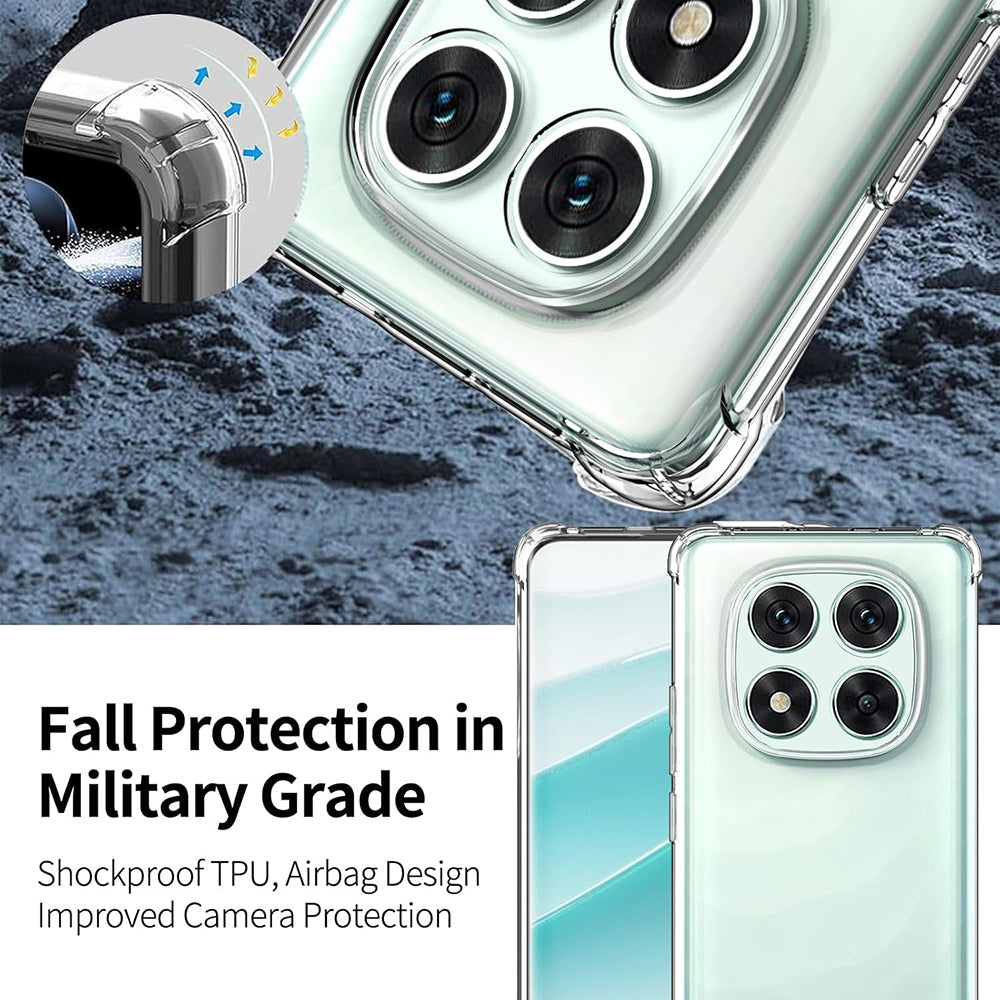 Θήκη για Xiaomi Poco F7 Pro, Techsuit, Ανθεκτική σε Κρούσεις Διαφανής, Διάφανη