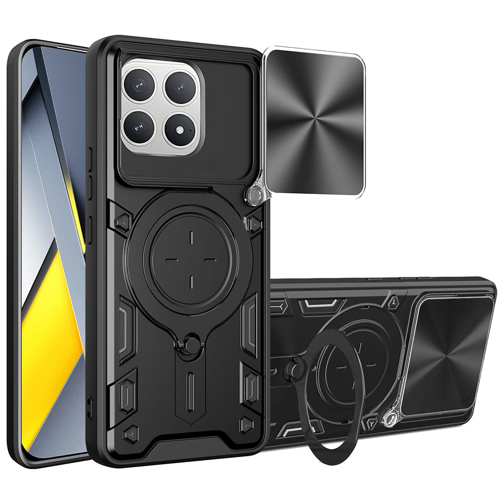 Θήκη για Xiaomi Poco F8 Pro, Techsuit, CamGuard Pro, Μαύρη