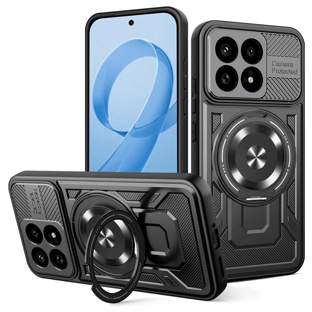 Θήκη για Xiaomi Poco F8 Pro, Techsuit, RuggedCam, Μαύρη