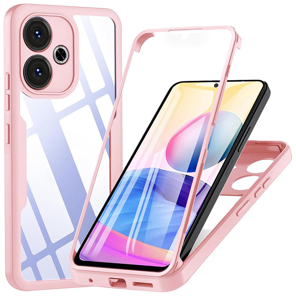 Θήκη για Xiaomi Poco M6 4G / Redmi 13, Techsuit, ColorVerse 360, Ροζ