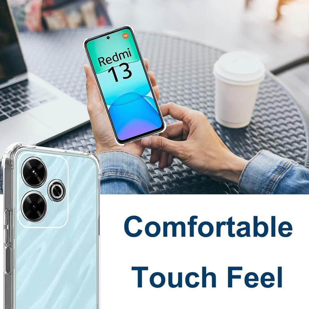 Θήκη για Xiaomi Poco M6 4G / Redmi 13, Techsuit, Ανθεκτική σε Κρούσεις Διαφανής, Διαφάνεια