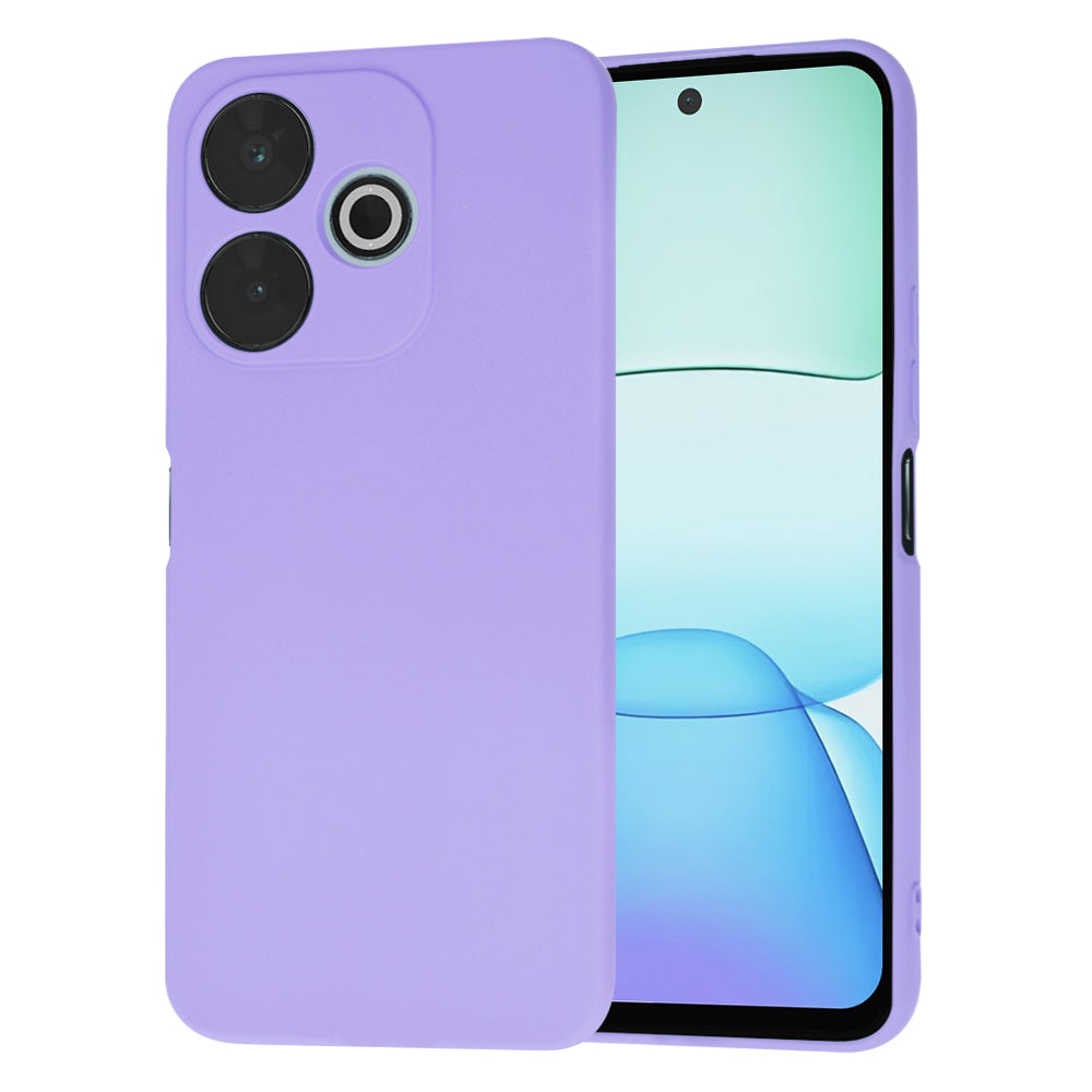 Θήκη για Xiaomi Poco M6 4G / Redmi 13, Techsuit, SoftFlex, Ανοιχτό Μωβ