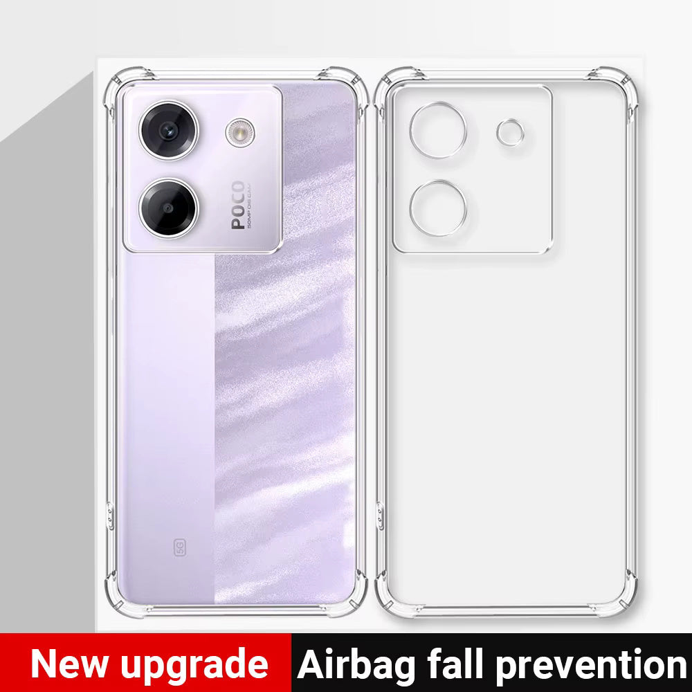 Θήκη για Xiaomi Poco M7 Pro 5G, Techsuit, Ανθεκτική σε Κρούσεις Διαφανής, Διάφανη