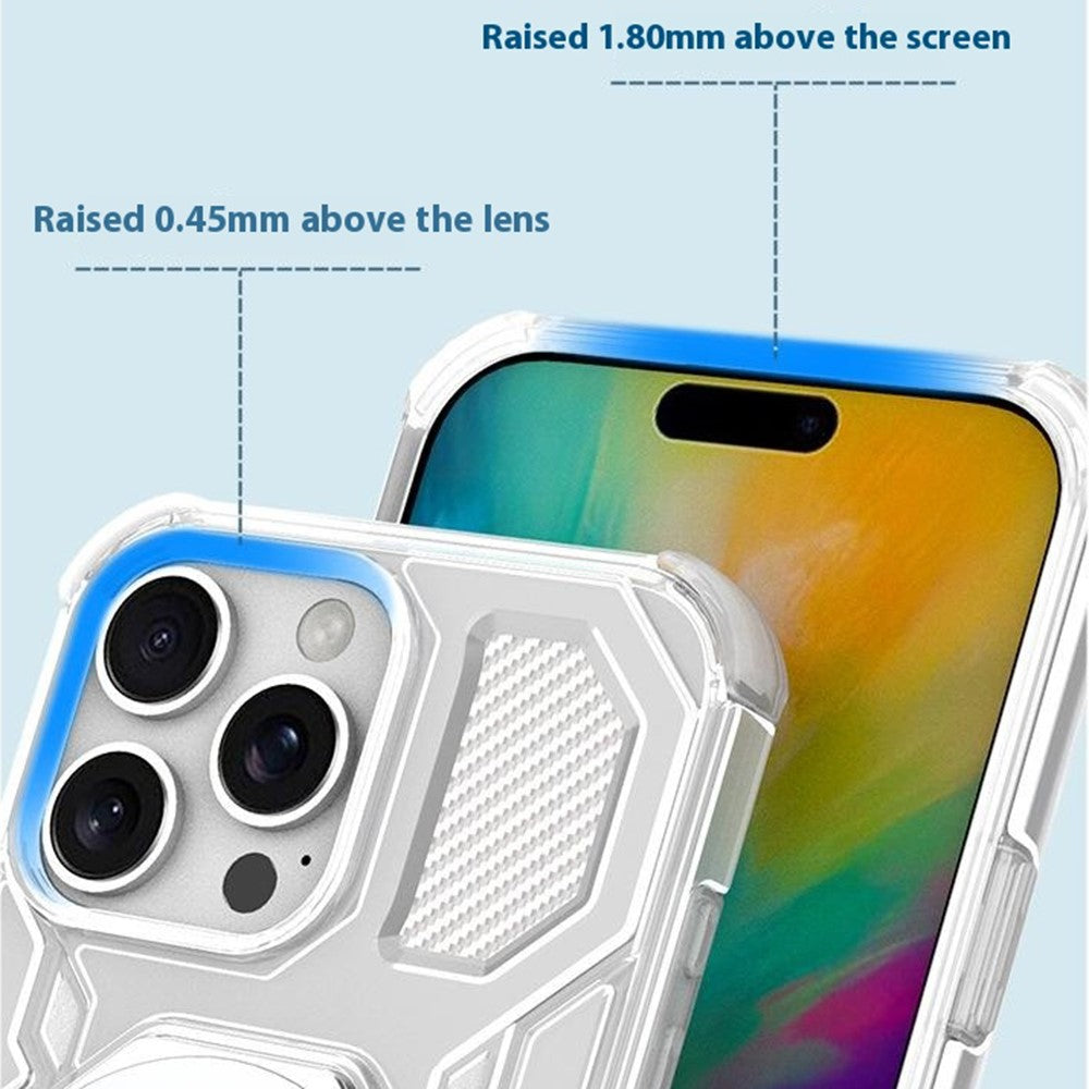 Θήκη για Xiaomi Poco M8 Pro / Redmi Note 15 Pro+ 5G, Techsuit, Carbon Shield Pro, Καπνού