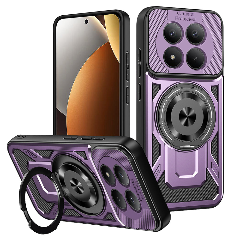 Θήκη για Xiaomi Poco M8 Pro / Redmi Note 15 Pro+ 5G, Techsuit, RuggedCam, Μωβ
