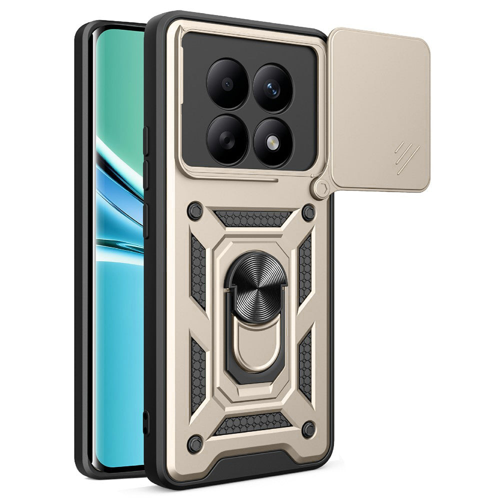 Θήκη για Xiaomi Poco M8 / Redmi Note 15 5G / Note 15 4G, Techsuit, CamShield, Χρυσή