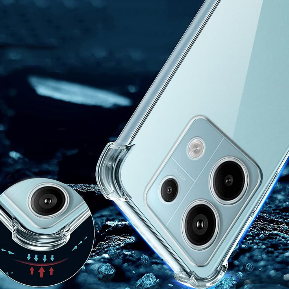 Θήκη για Xiaomi Poco X6 / Note 13 Pro 5G, Techsuit, Ανθεκτική σε Κρούσεις Διαφανής, Διάφανη