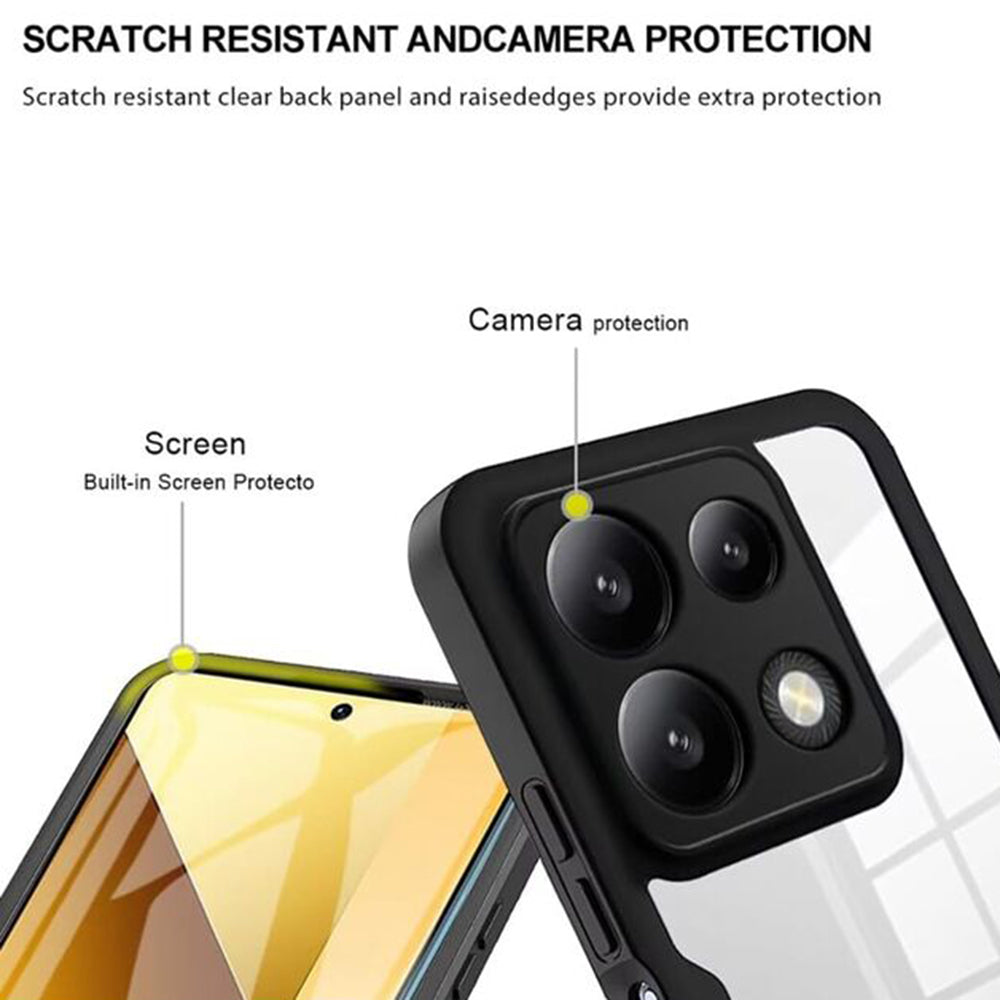 Θήκη για Xiaomi Poco X6 Pro, Techsuit, ColorVerse 360, Μαύρο