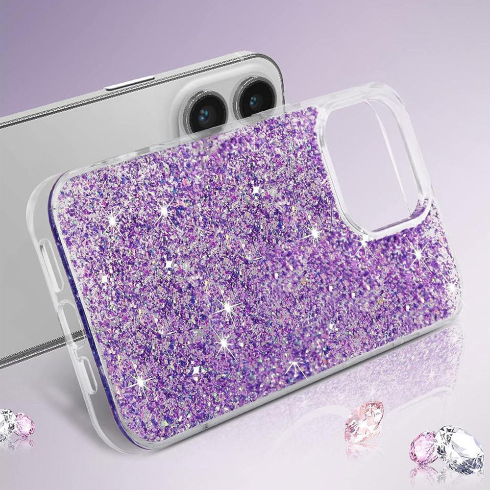 Θήκη για Xiaomi Poco X6 Pro, Techsuit, Sparkly Glitter, Λευκό