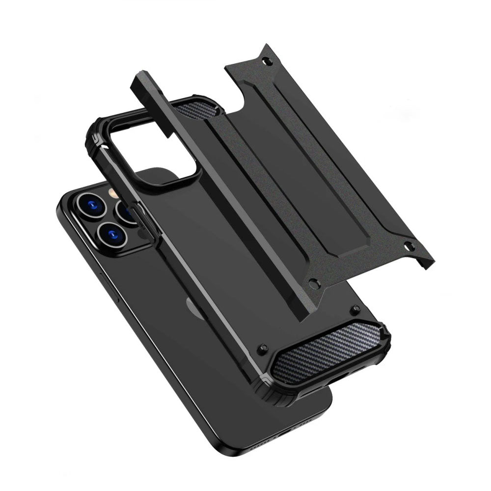 Θήκη για Xiaomi Poco X7 / Note 14 Pro 5G, Techsuit, Hybrid Armor, Μαύρο