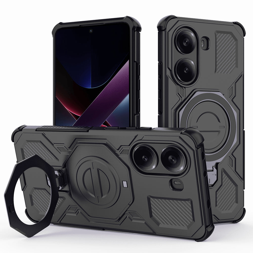 Θήκη για Xiaomi Poco X7 Pro, Techsuit, Carbon Shield Pro, Μαύρο