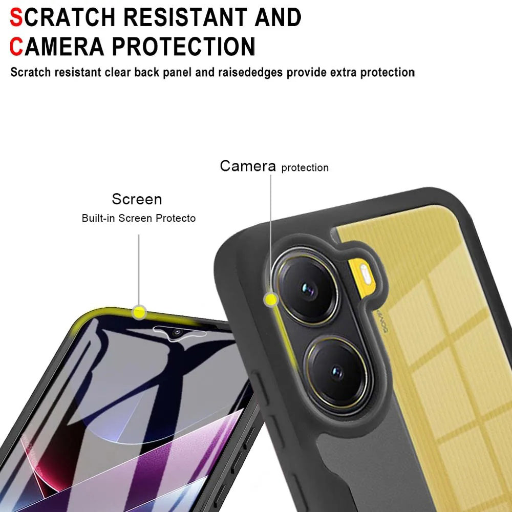 Θήκη για Xiaomi Poco X7 Pro, Techsuit, ColorVerse 360, Μαύρο