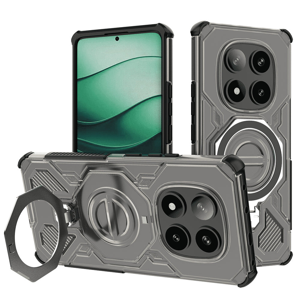 Θήκη για Xiaomi Poco X7 / Redmi Note 14 Pro 5G, Techsuit, Carbon Shield Pro, Καπνιστή