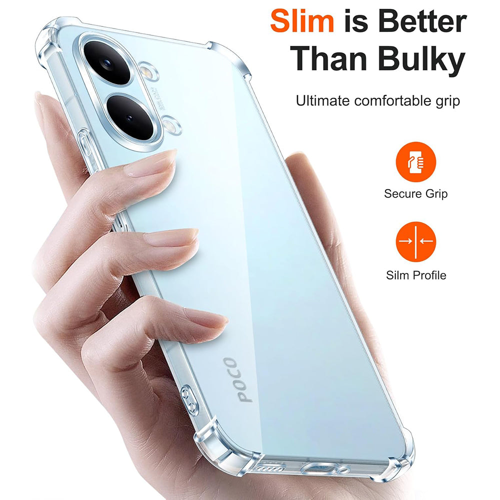 Θήκη για Xiaomi Poco X8 Pro Max, Techsuit, Shockproof Clear, Διαφανής