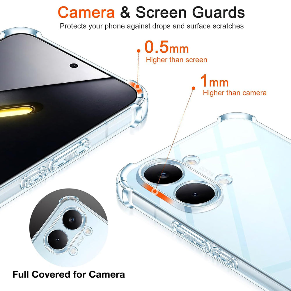Θήκη για Xiaomi Poco X8 Pro Max, Techsuit, Shockproof Clear, Διαφανής