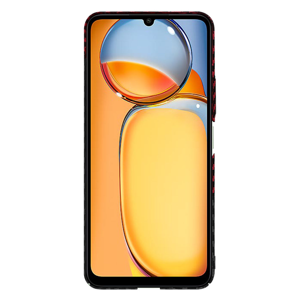 Θήκη για Xiaomi Redmi 13C 5G / 13C / Poco C65, Techsuit, Carbonite FiberShell, Μαύρο Κόκκινο
