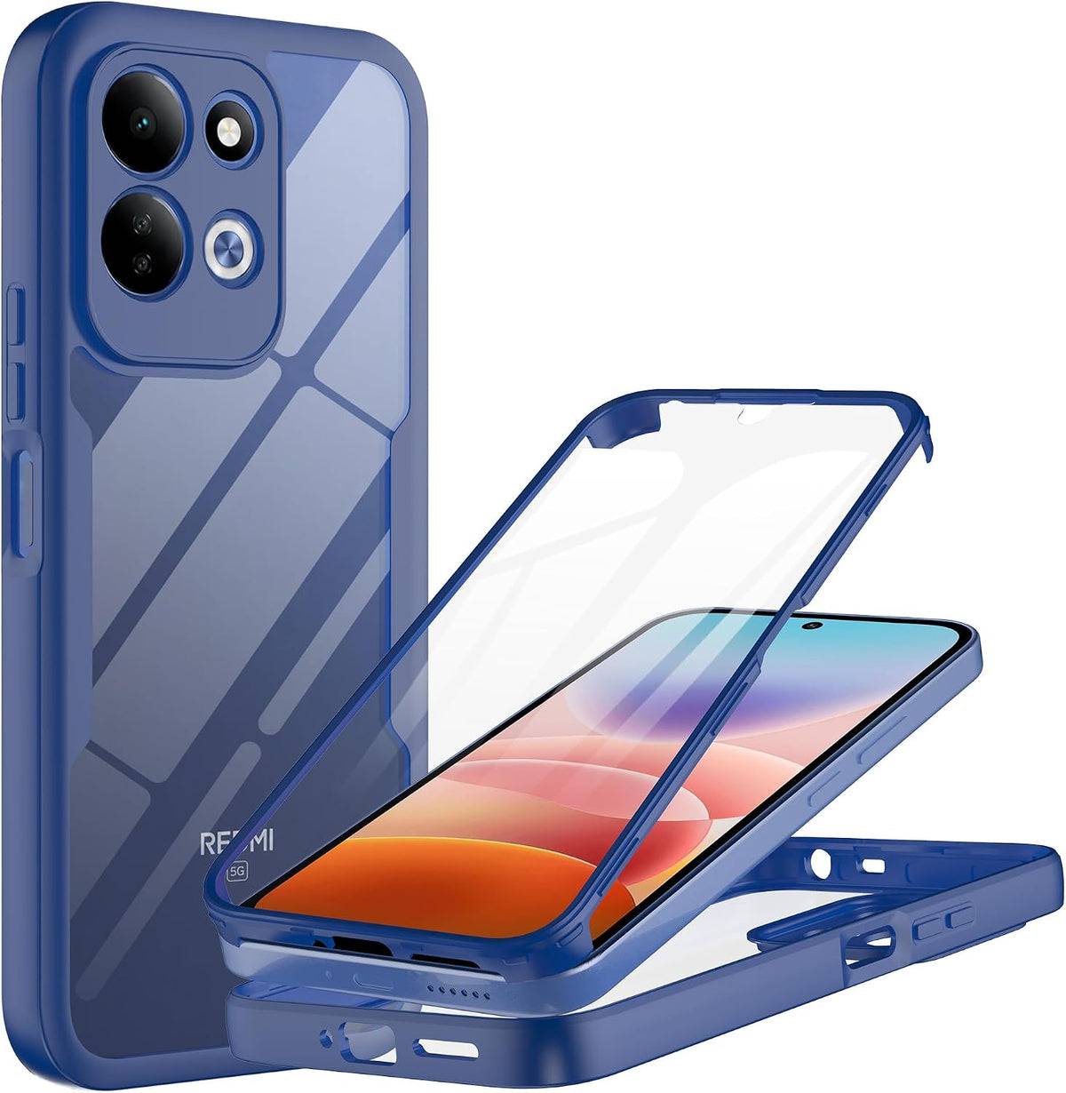 Θήκη για Xiaomi Redmi 17 5G / 17 4G, Techsuit, ColorVerse 360, Μπλε