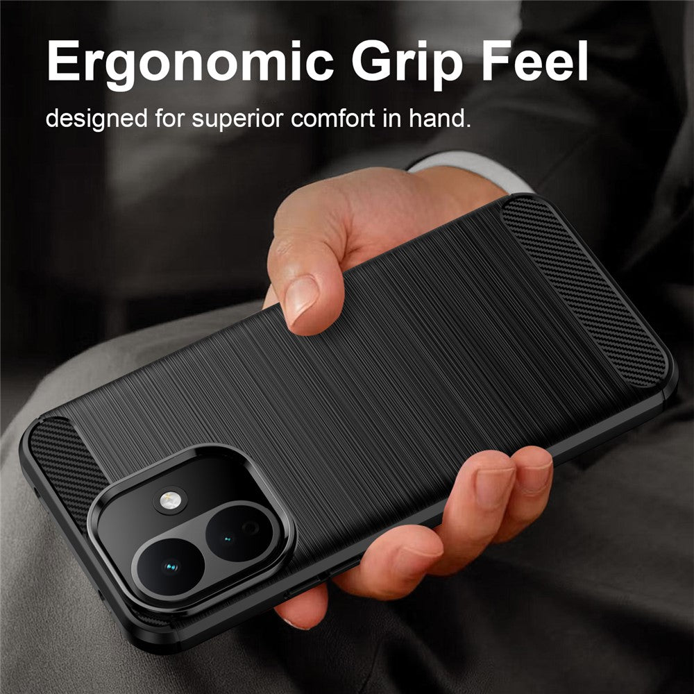 Θήκη για Xiaomi Redmi 17C 5G, Techsuit, Carbon, Μαύρο