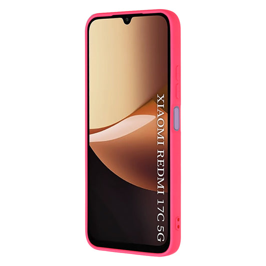 Θήκη για Xiaomi Redmi 17C 5G, Techsuit, SoftFlex, Σκούρο Ροζ