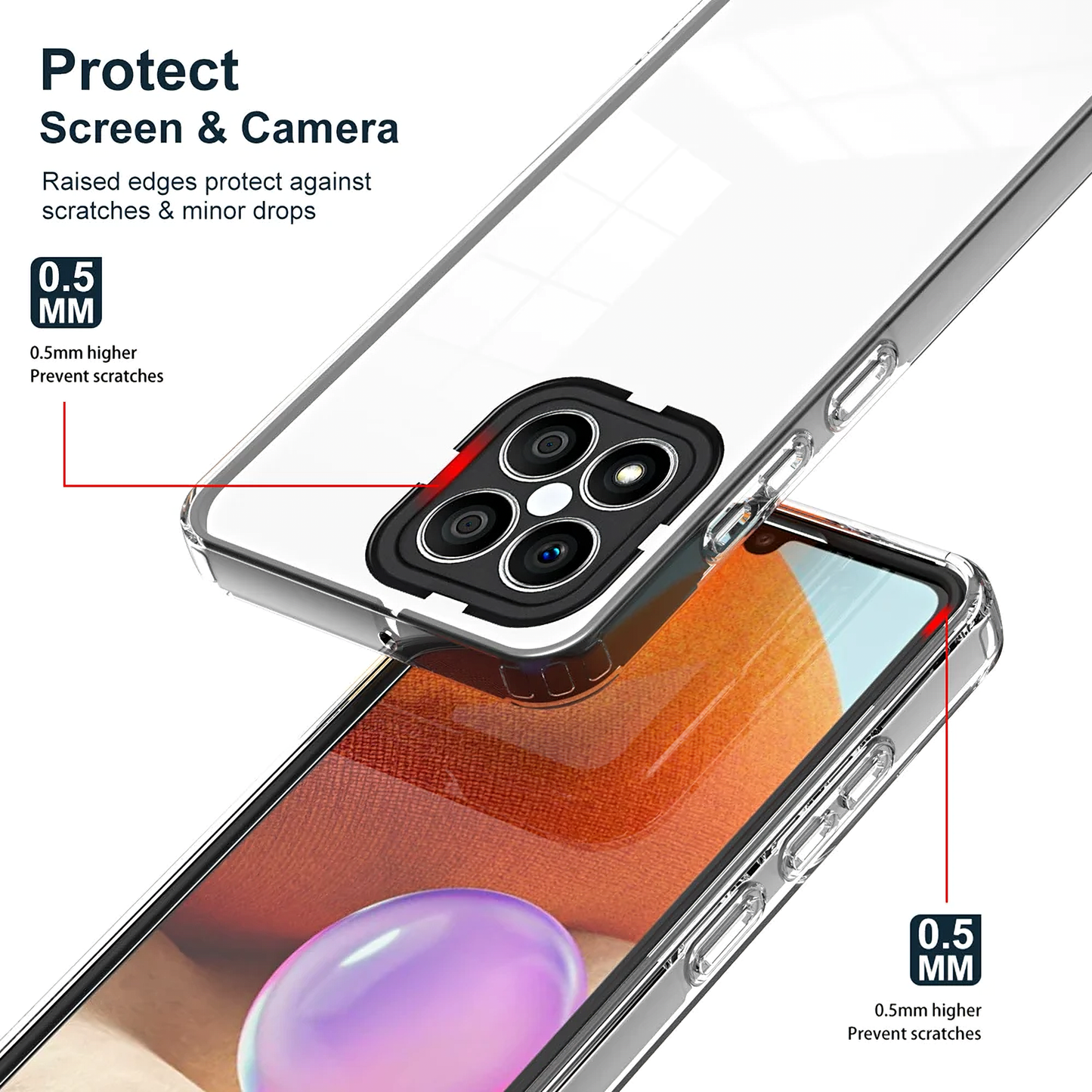 Κάλυμμα για Xiaomi Poco M6 / Redmi 13C 5G / Poco C65 / Redmi 13C, OEM, Enviro Hybrid, Μαύρο