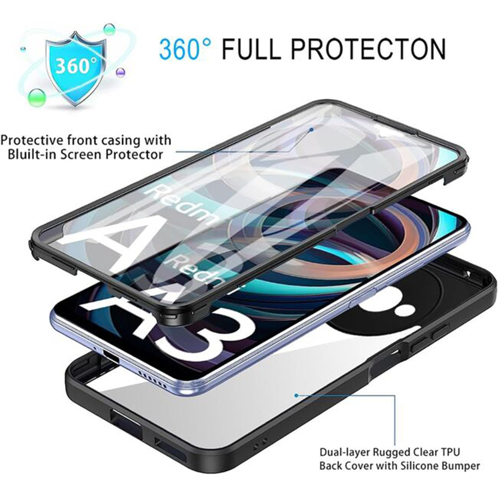 Θήκη για Xiaomi Redmi A3x / A3, Techsuit, ColorVerse 360, Μπλε