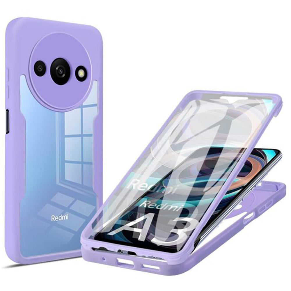 Θήκη για Xiaomi Redmi A3x / A3, Techsuit, ColorVerse 360, Μωβ
