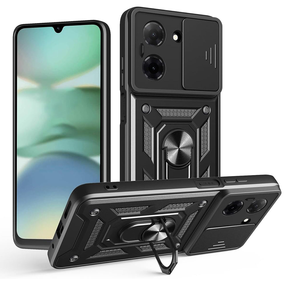 Θήκη για Xiaomi Redmi A5 4G (Περιφερειακή), Techsuit, CamShield, Μαύρη