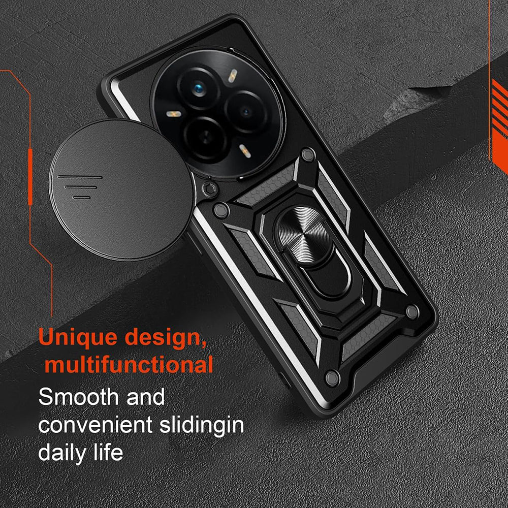Θήκη για Xiaomi Redmi A5 4G (Περιφερειακή), Techsuit, CamShield, Μαύρη