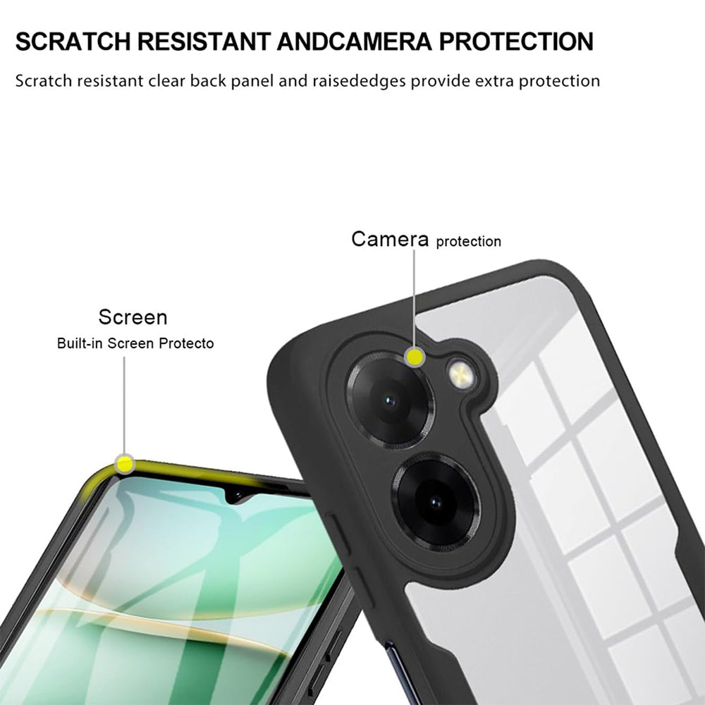 Θήκη για Xiaomi Redmi A5 4G (Περιφερειακή), Techsuit, ColorVerse 360, Μαύρη