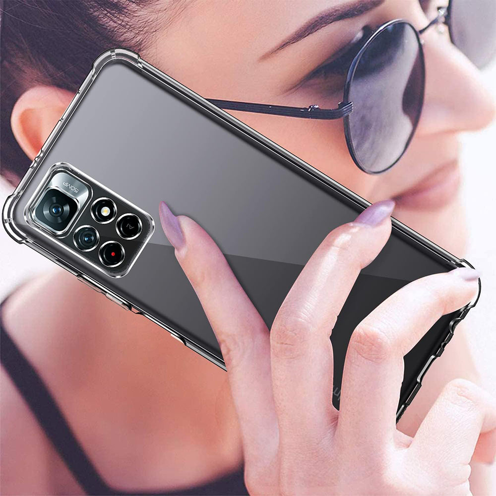 Θήκη για Xiaomi Redmi Note 11S / Note 11, Techsuit, Ανθεκτική σε Κρούσεις Διαφανής, Διαφάνεια
