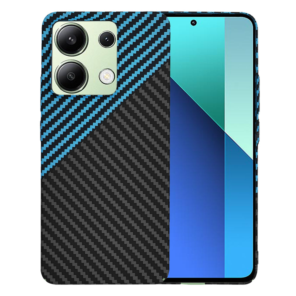 Θήκη για Xiaomi Redmi Note 13 4G, Techsuit, Carbonite FiberShell, Μαύρο Μπλε