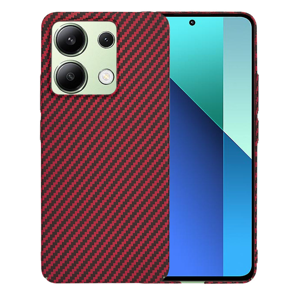 Θήκη για Xiaomi Redmi Note 13 4G, Techsuit, Carbonite FiberShell, Κόκκινο