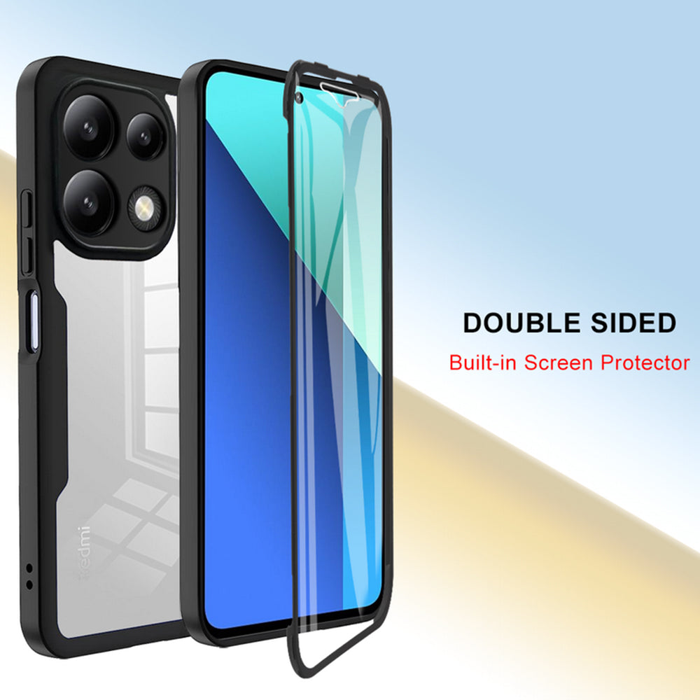 Θήκη για Xiaomi Redmi Note 13 4G, Techsuit, ColorVerse 360, Μαύρο