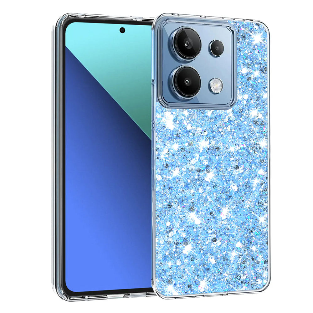 Θήκη για Xiaomi Redmi Note 13 4G, Techsuit, Sparkly Glitter, Μπλε