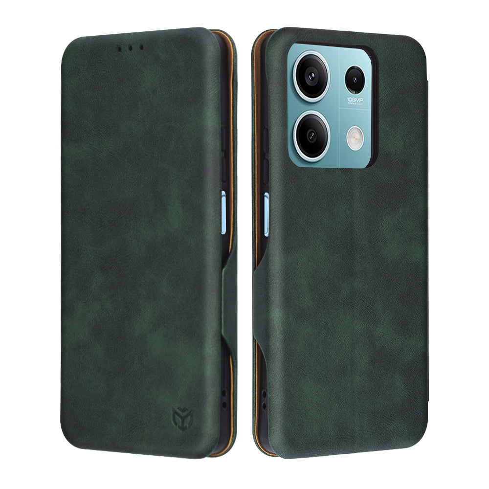 Θήκη για Xiaomi Redmi Note 13 5G, Techsuit, Safe Wallet Plus, Πράσινο