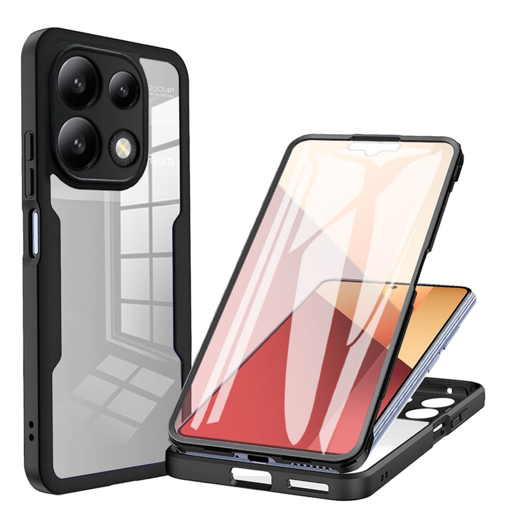 Θήκη για Xiaomi Redmi Note 13 Pro 4G / Poco M6 Pro 4G, Techsuit, ColorVerse 360, Μαύρο