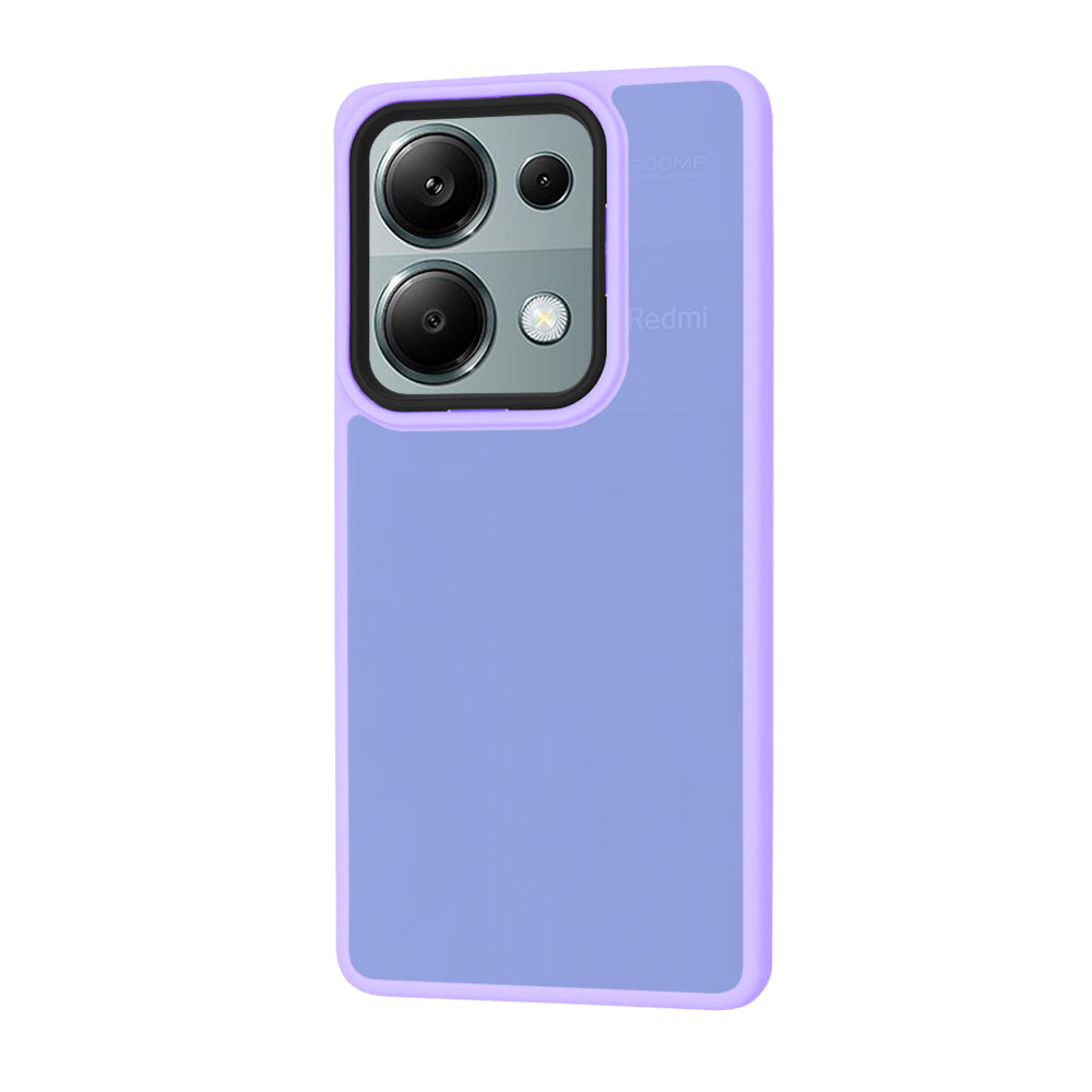 Θήκη για Xiaomi Redmi Note 13 Pro 4G / Poco M6 Pro 4G, Techsuit, HaloFrost, Ανοιχτό Μωβ