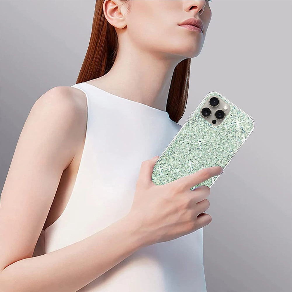 Θήκη για Xiaomi Redmi Note 13 Pro 4G / Poco M6 Pro 4G, Techsuit, Sparkly Glitter, Μπλε
