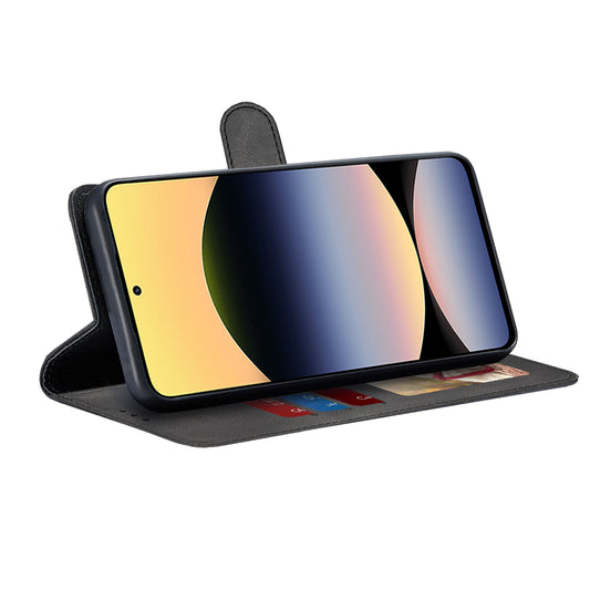 Θήκη για Xiaomi Redmi Note 14 4G (Περιφερειακή), Techsuit, Diary Book, Μαύρη