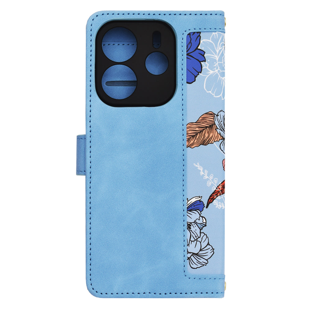 Θήκη για Xiaomi Redmi Note 14 4G (Περιφερειακή), Techsuit, FlipCraft, Μπλε