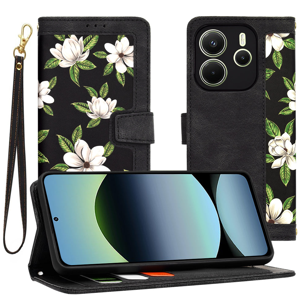 Θήκη για Xiaomi Redmi Note 14 4G (Περιφερειακή), Techsuit, FlipCraft, Μαύρη