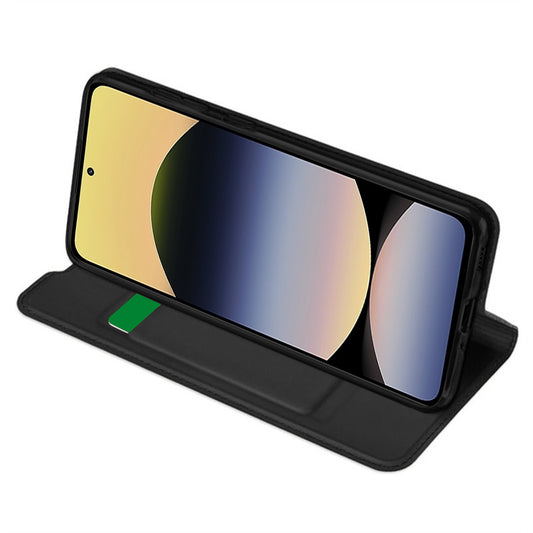 Θήκη για Xiaomi Redmi Note 14 4G (Περιφερειακή), Techsuit, Magskin Book, Μαύρη