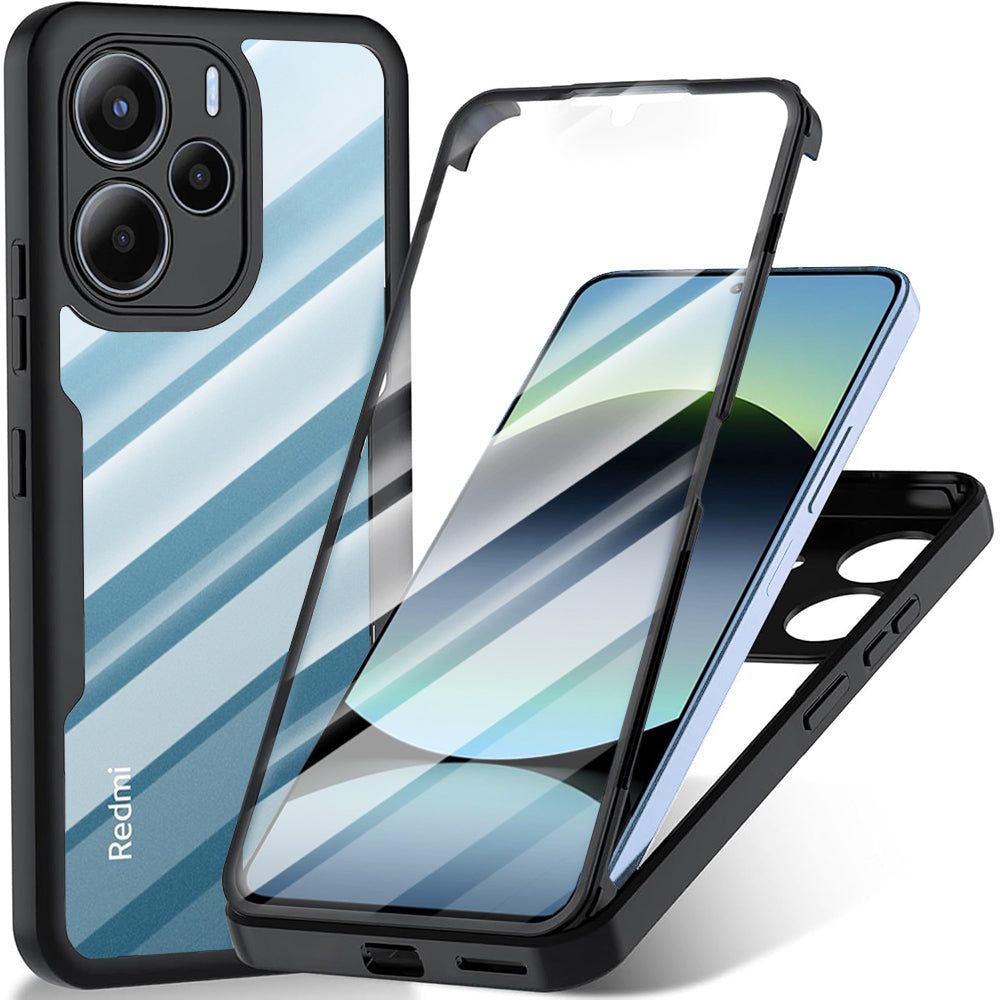 Θήκη για Xiaomi Redmi Note 14 4G (Standard), Techsuit, ColorVerse 360, Μαύρο
