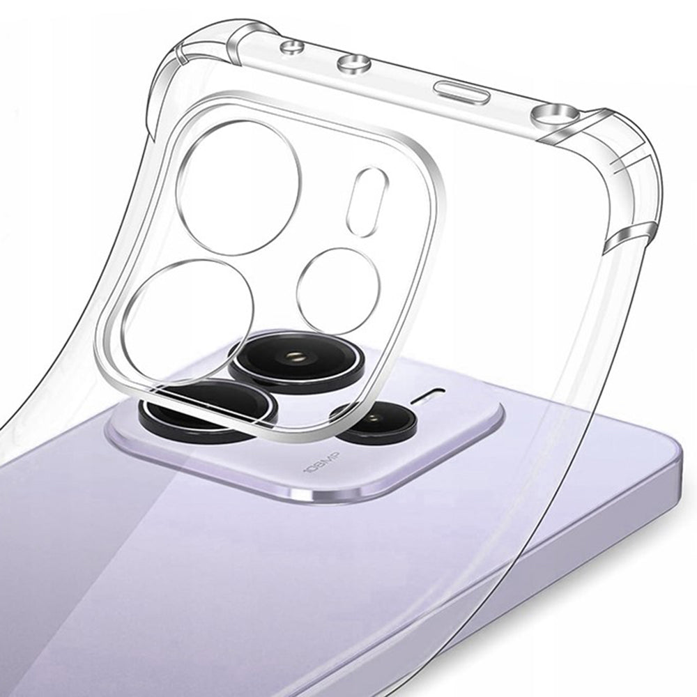 Θήκη για Xiaomi Redmi Note 14 4G (Standard), Techsuit, Ανθεκτική σε Κρούσεις Διαφανής, Διάφανη
