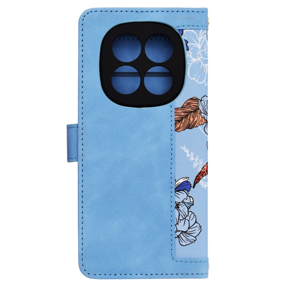 Θήκη για Xiaomi Redmi Note 14 Pro 4G, Techsuit, FlipCraft, Μπλε